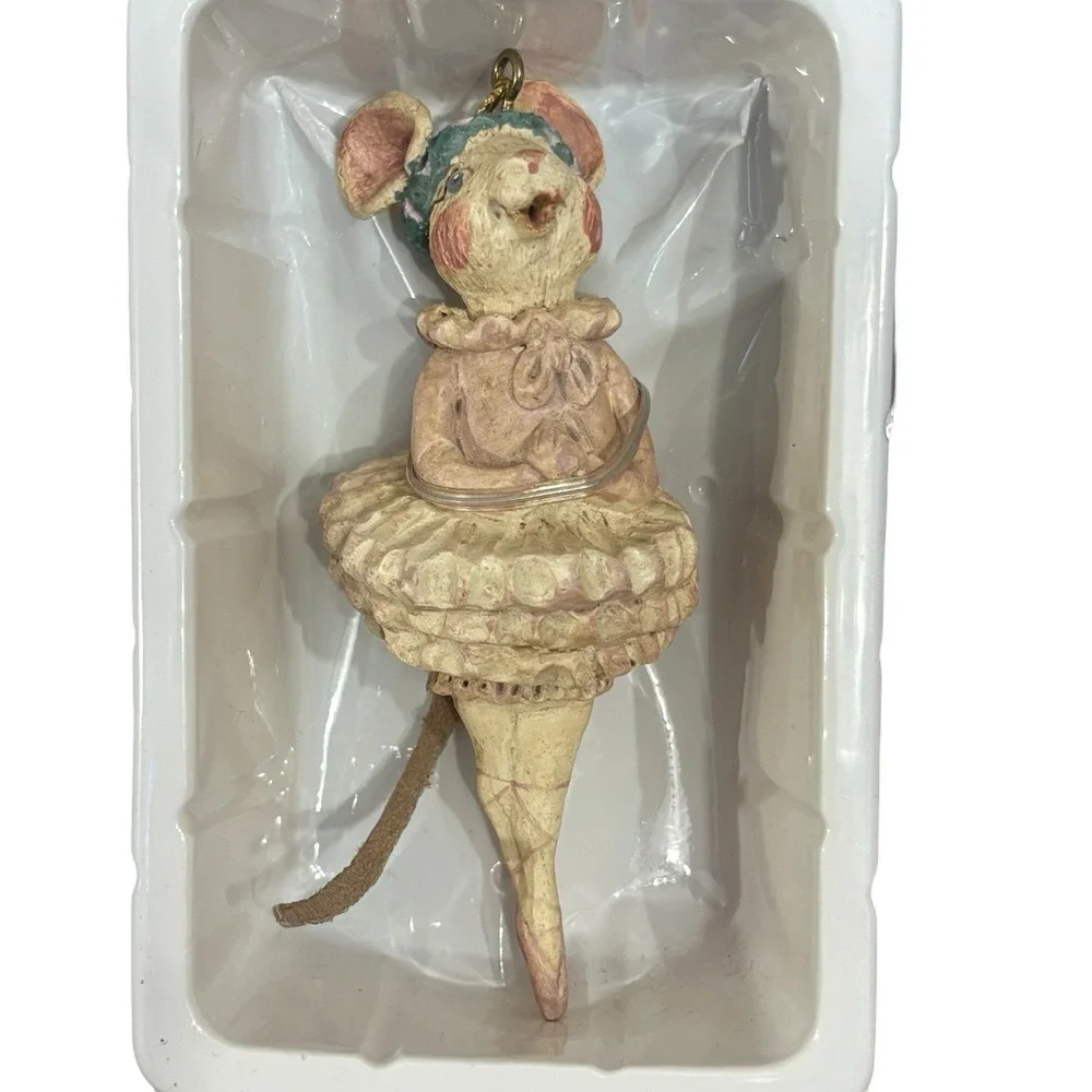 Hole In The Wall Gang Twinkle Toes Ballerina Mouse W1455 With Box Kurt Adler VTG